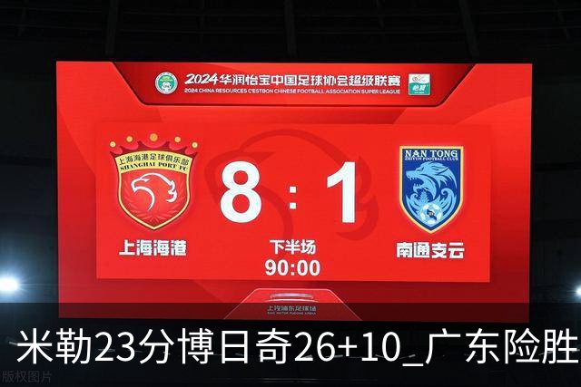 米勒23分博日奇26+10 广东险胜送宁波4连败