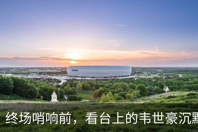 终场哨响前，看台上的韦世豪沉默不语